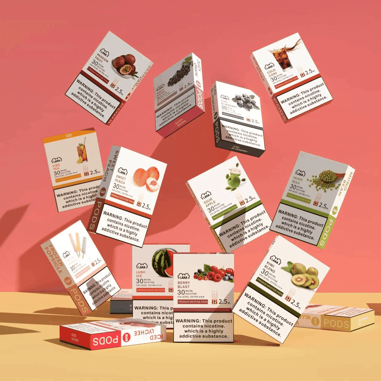 LANA發光系列煙彈通用悅刻一代RELX/ILIA/SP2S:圖片 5