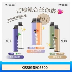 凱斯KISS 6500口一次性/拋棄式電子煙彈磁吸式混搭口味充電款